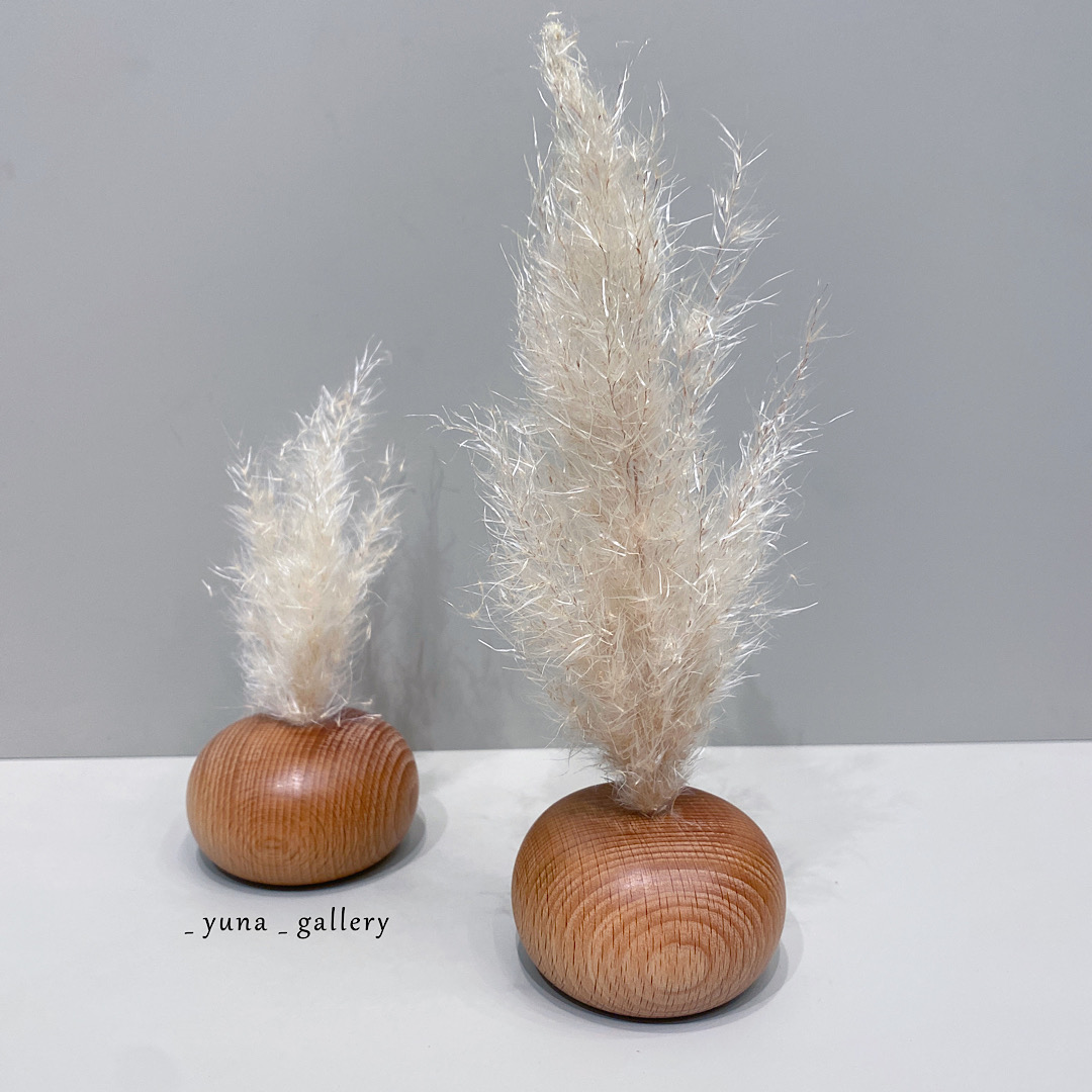 گلدان چوب راش گرد