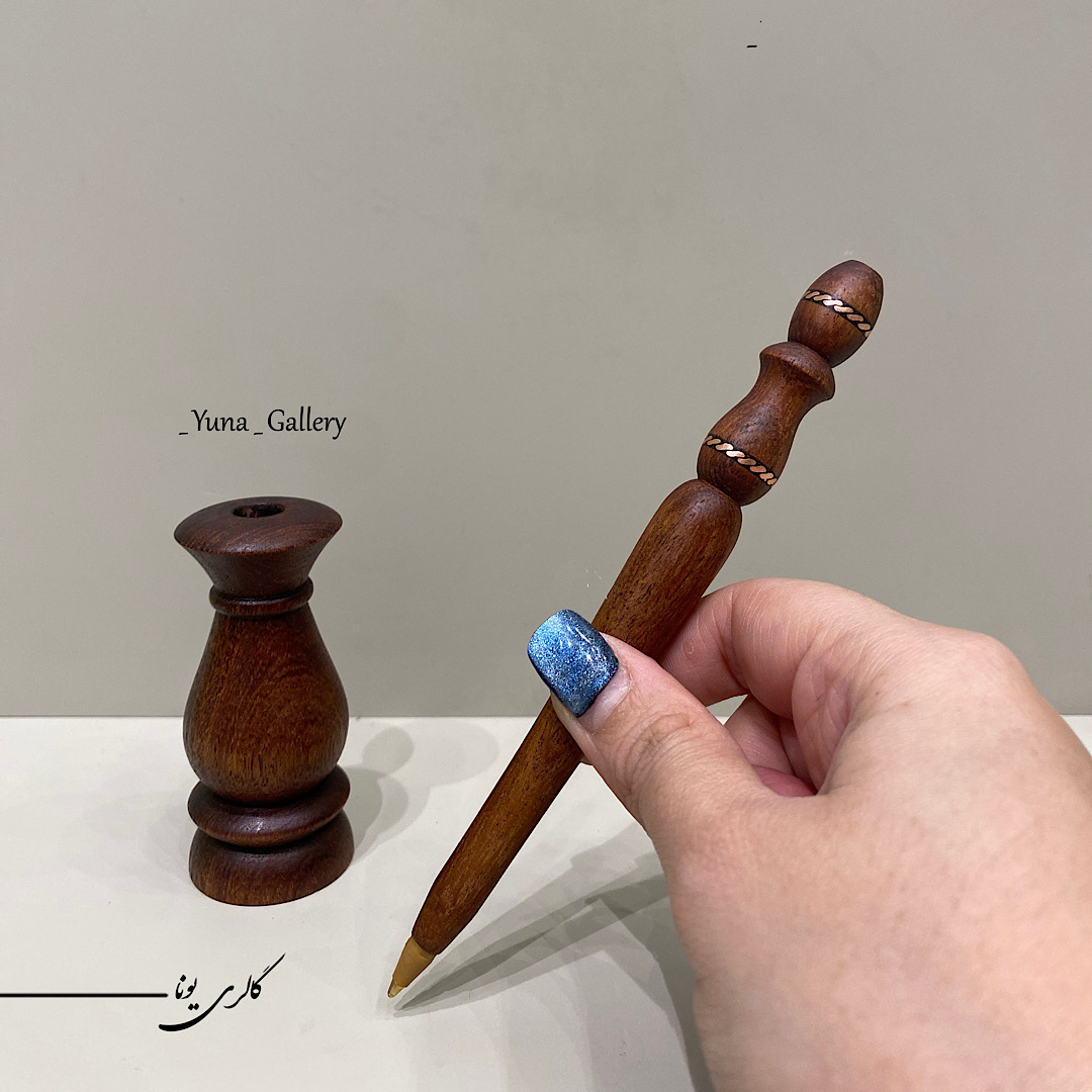 خودکار چوب چوب کهور مس کاری باپایه