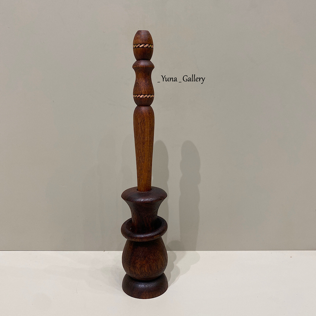 خودکار چوبی کهور مس دار با پایه